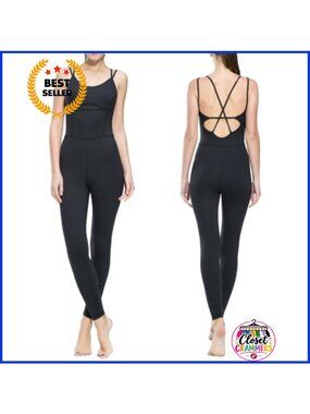 Sleeveless Bodycon Backless Unitard Workout Jumpsuit Yoga Romper